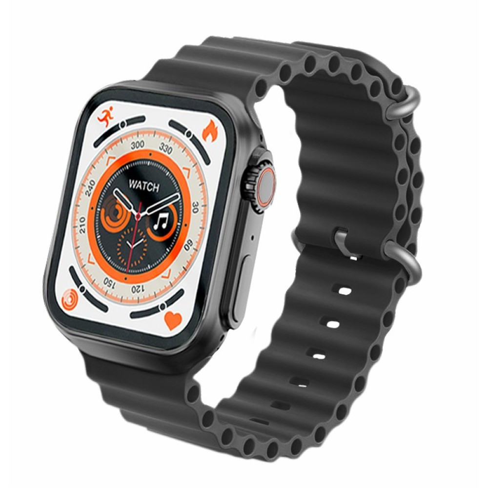 KD99 Ultra Smart Watch With Bluetooth Calling- Black Color