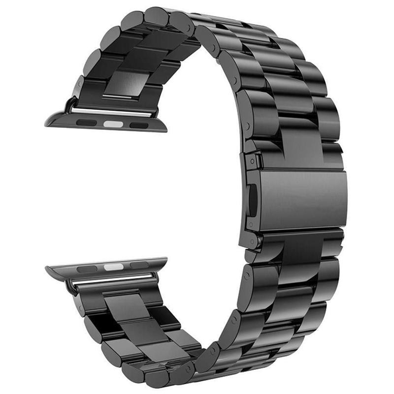 45mm Metal Strap For Smartwatch – Black Color