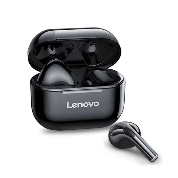 Lenovo LP40 TWS Wireless Bluetooth Earbuds – Black Color