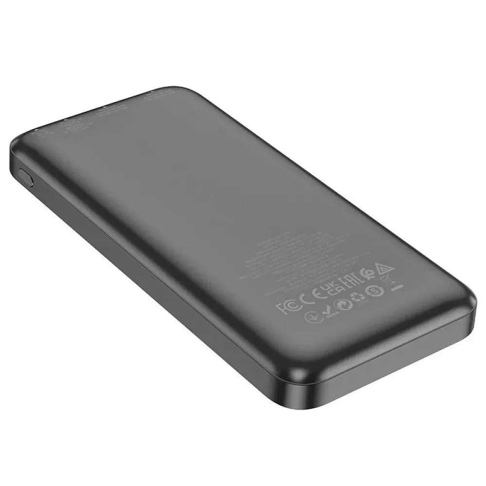 HOCO J101 10,000mAh 22.5W Power Bank – Black Color