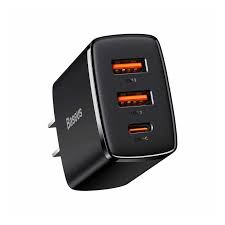 Baseus 30W Compact Super Quick Triple Port Charger