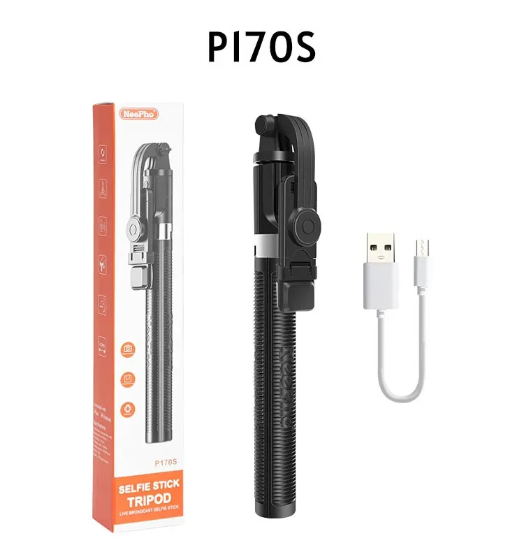 P170S Bluetooth Selfie Stick With Remote