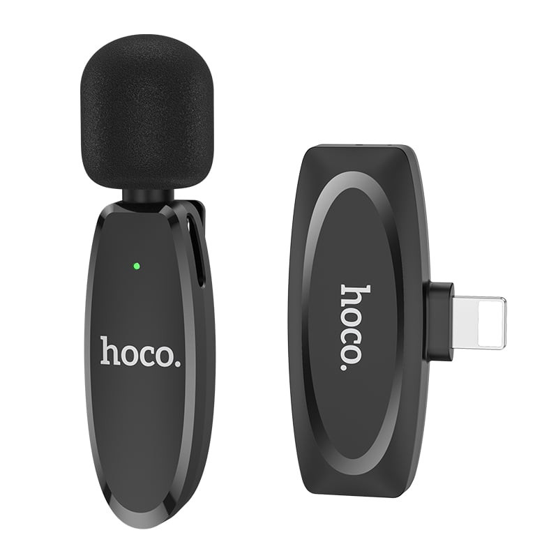 Hoco L15 Lightning Lavalier Wireless Microphone (For IPhone)