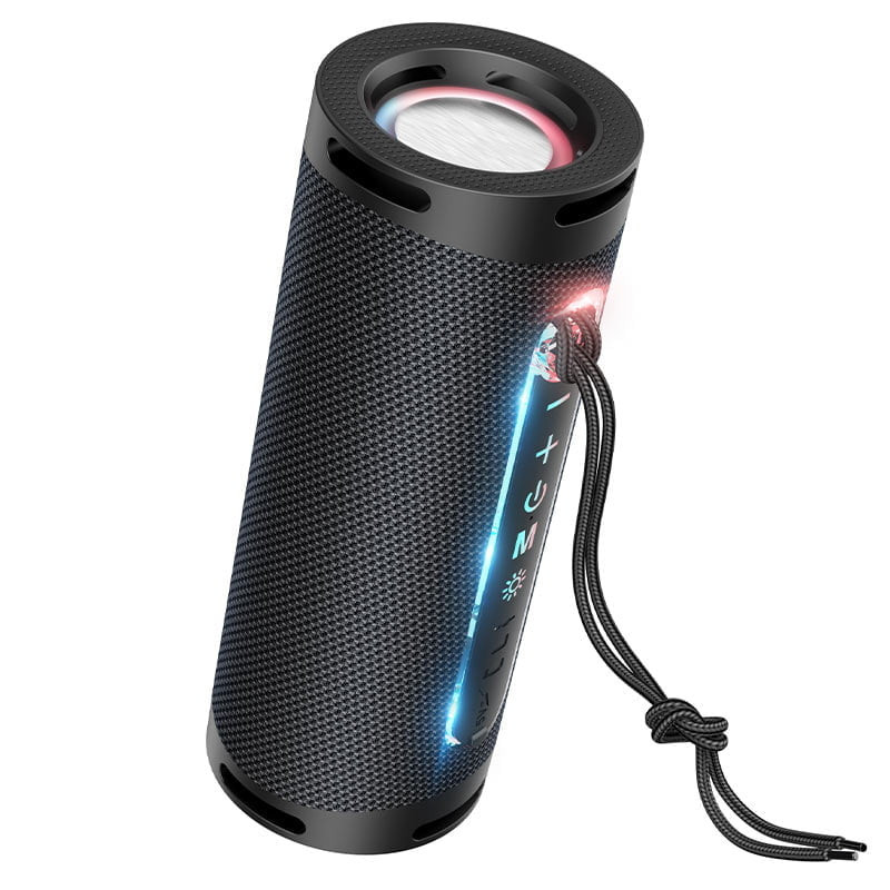 Hoco HC9 Dazzling Pulse Sports Portable Bluetooth Loudspeaker – Black Color