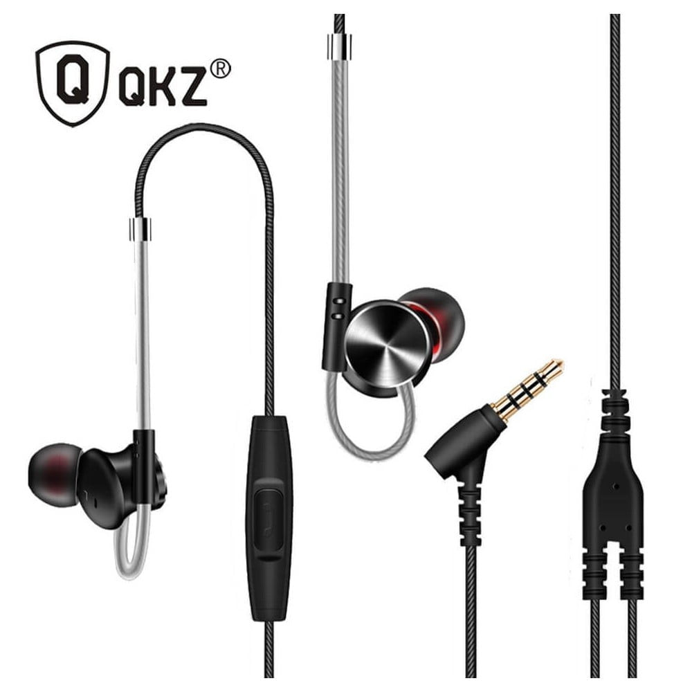 QKZ DM10 Stereo Earphone – Black Color