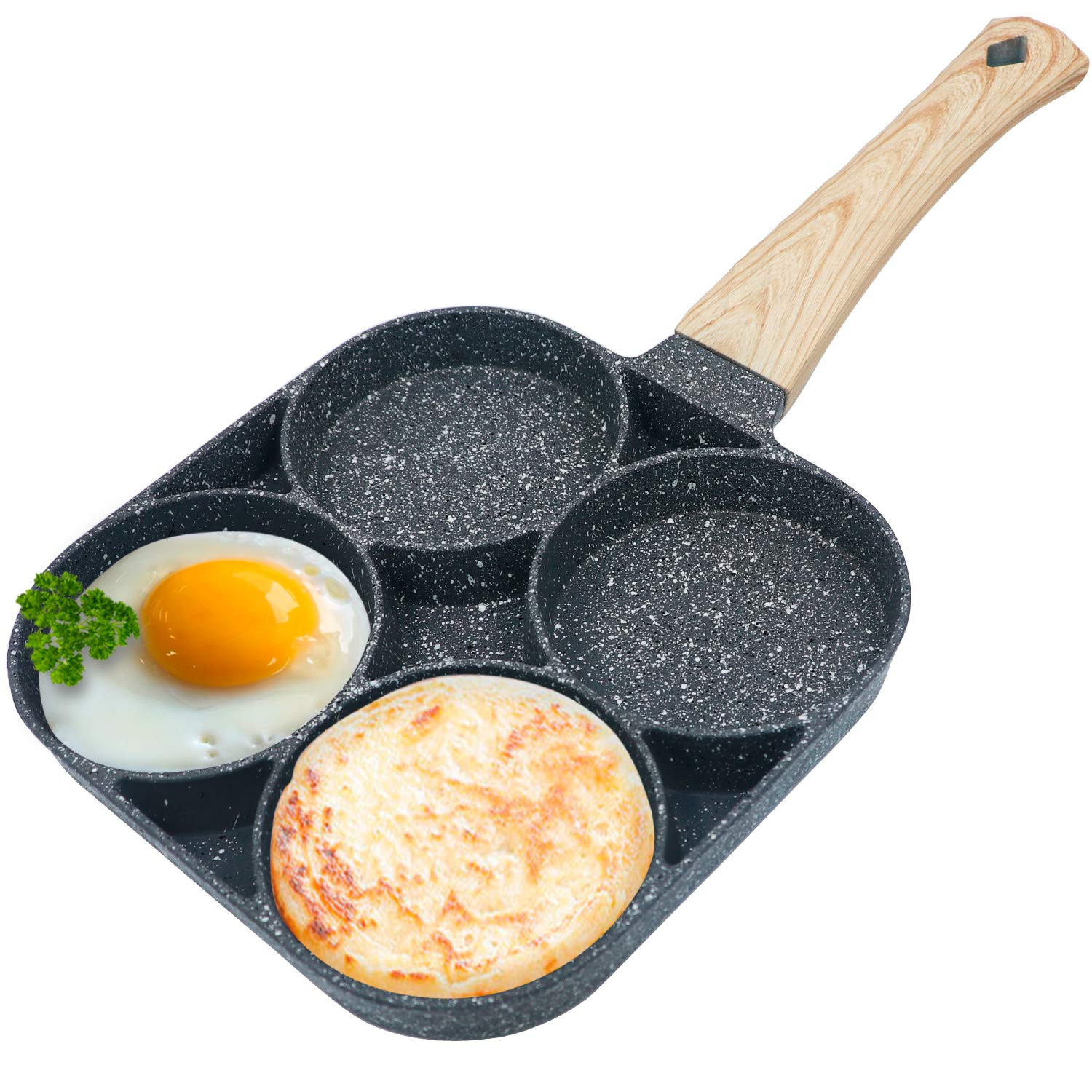 Nonstick Egg Frying Pan 4 Hole